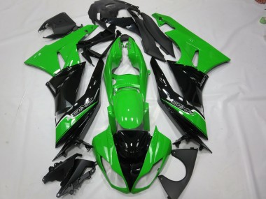 Green Black 2009-2012 ZX6R Fairings