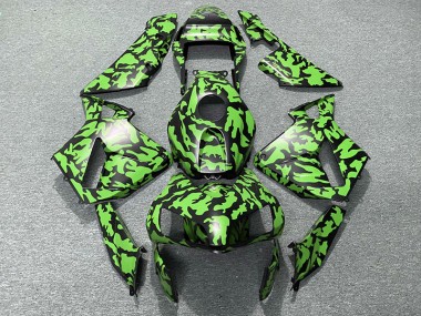 Green Camo 2003-2004 CBR600RR Fairings