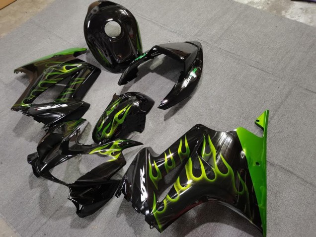 Green Flame 2002-2012 VFR800 Fairings