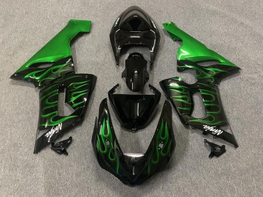 Green Flame 2005-2006 ZX6R Fairings