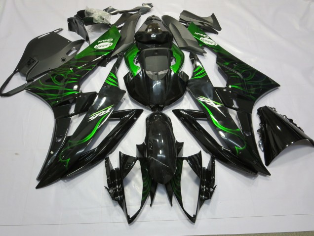 Green Flame 2006-2007 R6 Fairings