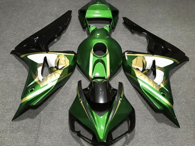 Green & Gold 2006-2007 CBR1000RR Fairings