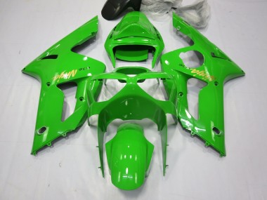 Green Ninja 2003-2004 ZX6R Fairings