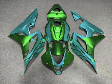 Green & Teal 2007-2008 CBR600RR Fairings