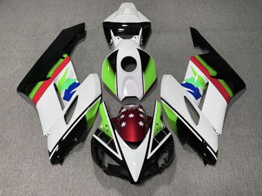 Green and Red Flag 2004-2005 CBR1000RR Fairings