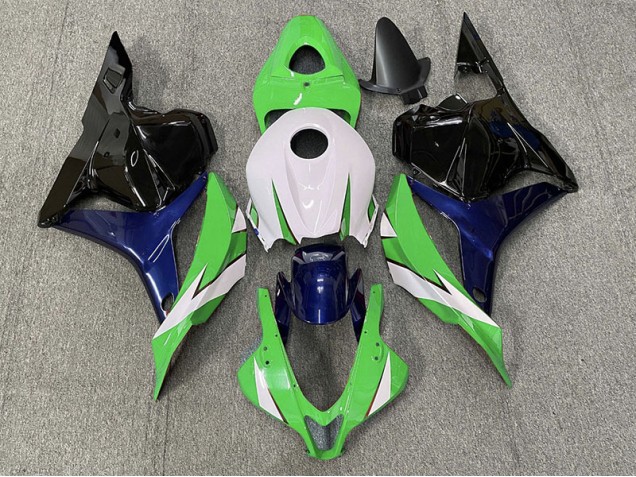 Green and White 2009-2012 CBR600RR Fairings