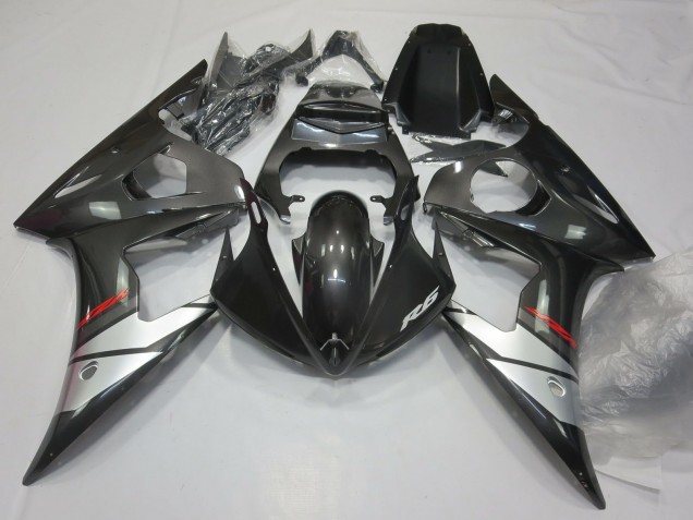 Gunmetal 2005 R6 Fairings