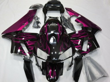 Hot Pink Flames 2003-2004 CBR600RR Fairings