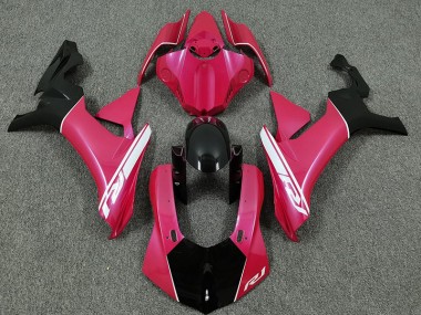 Hot Pink and Black 2015-2019 R1 Fairings