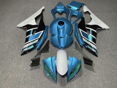 Light Blue Black and White OEM Style 2008-2016 R6 Fairings