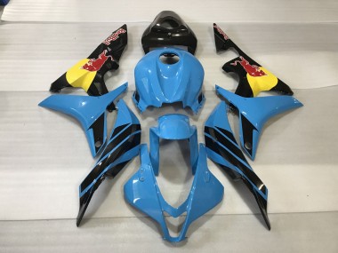 Light Blue Red Bull 2007-2008 CBR600RR Fairings