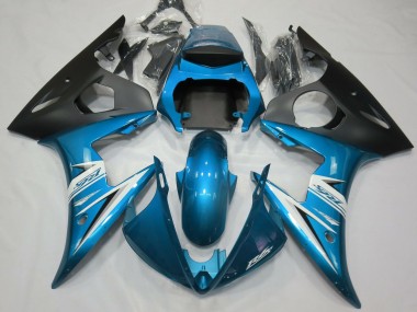 Light Blue & White 2003-2004 R6 Fairings