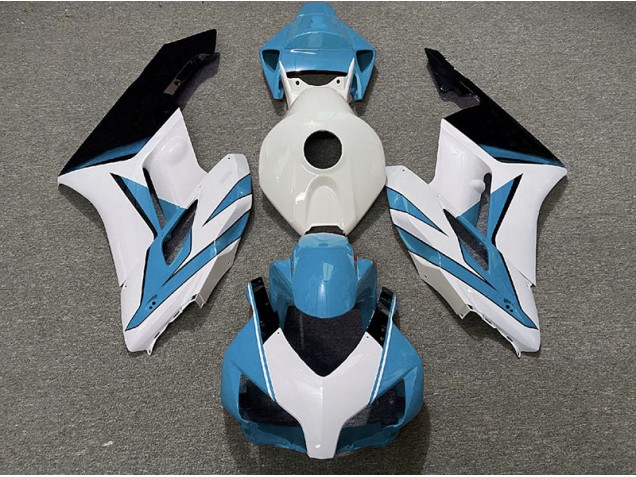 Light Blue White and Gloss Black 2004-2005 CBR1000RR Fairings