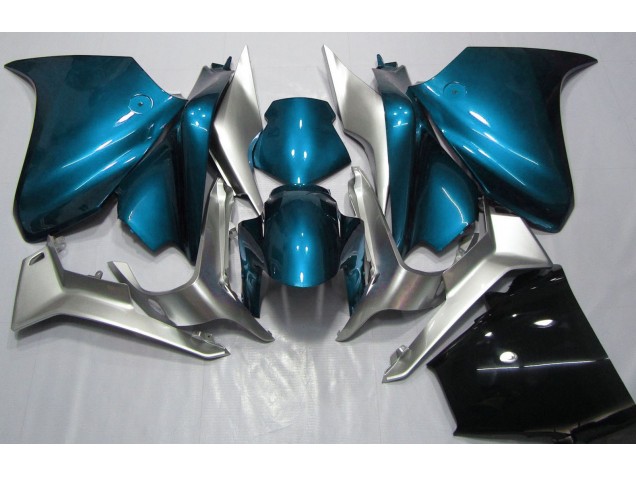 Light Blue and Silver 2010-2013 VFR1200 Fairings