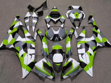 Light Green Camo Plain 2008-2016 R6 Fairings