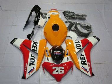 Light Orange Repsol 2008-2011 CBR1000RR Fairings