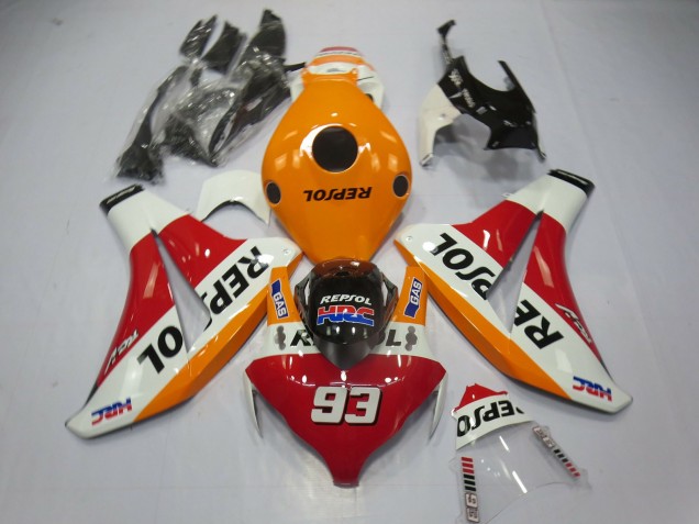 Light Orange Repsol 93 2008-2011 CBR1000RR Fairings