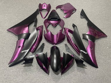 Light Purple and Matte Black 2008-2016 R6 Fairings