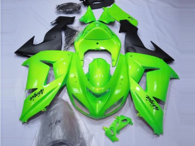 Lime Green 2006-2007 ZX10R Fairings