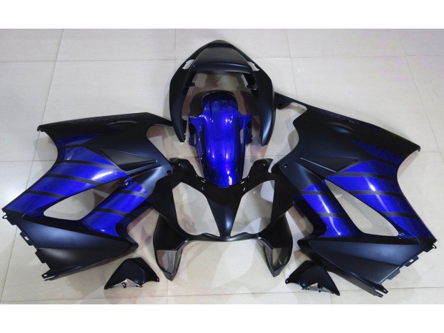 Matte Black & Blue 2002-2012 VFR800 Fairings