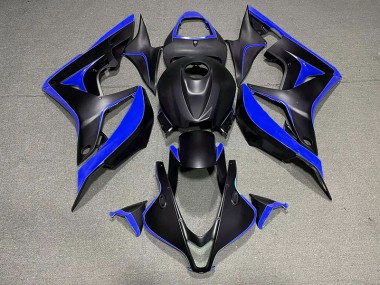 Matte Black & Blue 2007-2008 CBR600RR Fairings