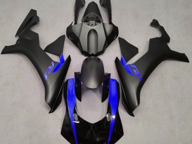 Matte Black & Blue 2015-2019 R1 Fairings