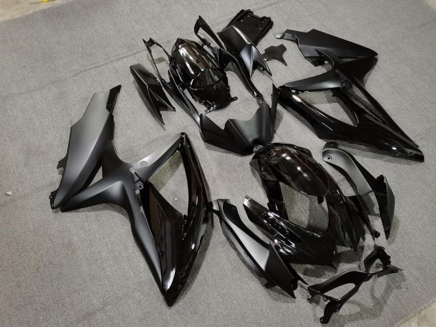 Matte Black 2008-2010 GSXR 600-750 Fairings