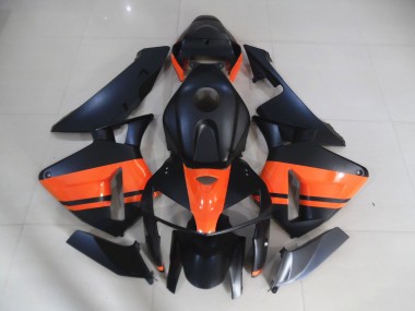 Matte Black & Gloss Orange 2005-2006 CBR600RR Fairings