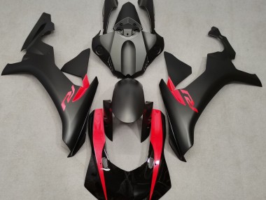 Matte Black & Pearl Red 2015-2019 R1 Fairings