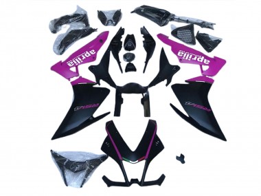 Matte Black & Pink 2010-2015 RSV4 1000 Fairings