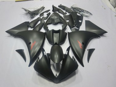 Matte Black Red 2009-2011 R1 Fairings