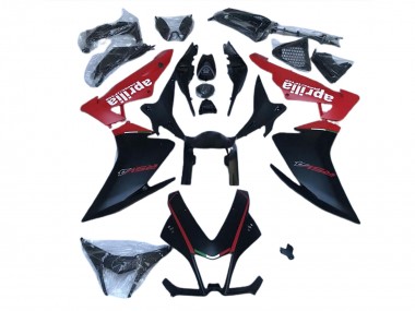 Matte Black & Red 2010-2015 RSV4 1000 Fairings