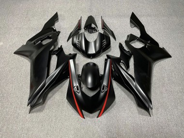 Matte Black & Red Accents 2017-2021 R6 Fairings