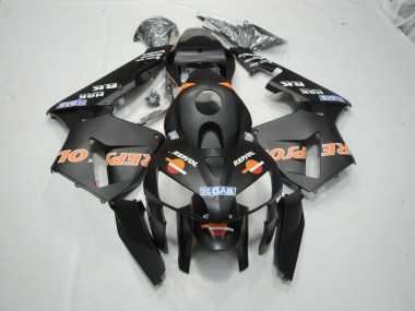 Matte Black Repsol 2003-2004 CBR600RR Fairings