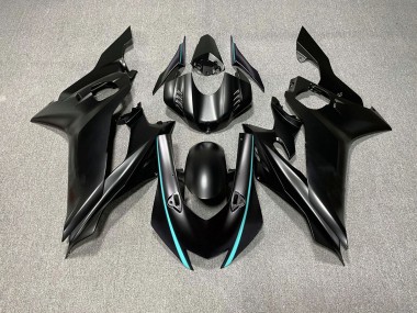 Matte Black & Teal Accents 2017-2021 R6 Fairings