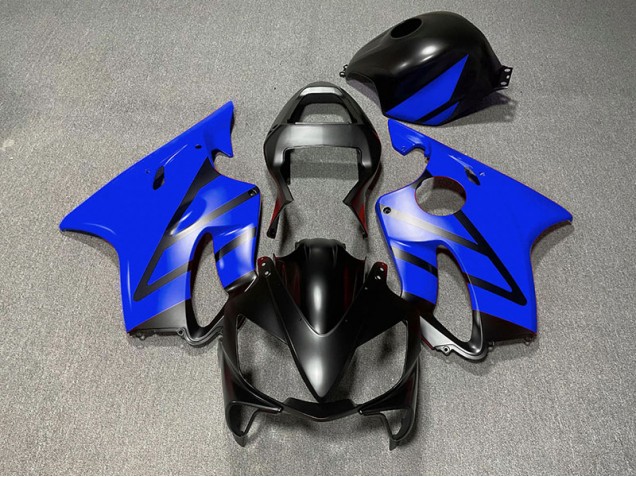 Matte Black and Blue 2001-2003 CBR600 F4i Fairings