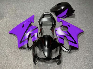 Matte Black and Purple 2001-2003 CBR600 F4i Fairings