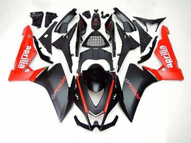 Matte Black and Red 2012-2015 RS4 125 Fairings