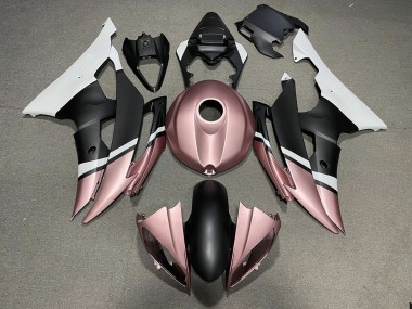 Matte Black and Rose Gold 2008-2016 R6 Fairings