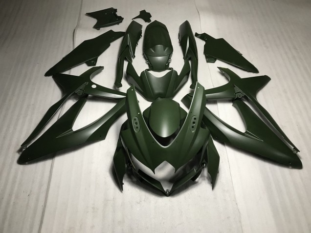 Matte Green 2008-2010 GSXR 600-750 Fairings