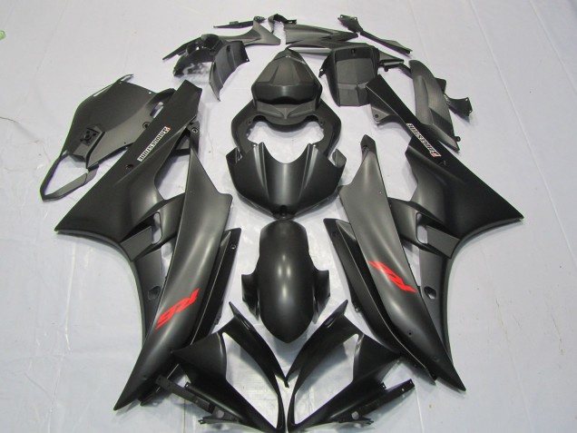 Matte Black Red Decal 2006-2007 R6 Fairings