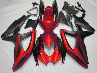 Matte Red No R 2008-2010 GSXR 600-750 Fairings