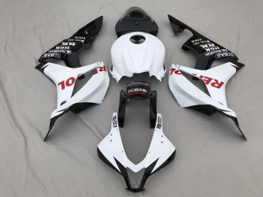 Matte White & Red Repsol 2007-2008 CBR600RR Fairings