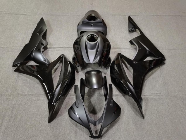 Matte and Gloss Black 2007-2008 CBR600RR Fairings