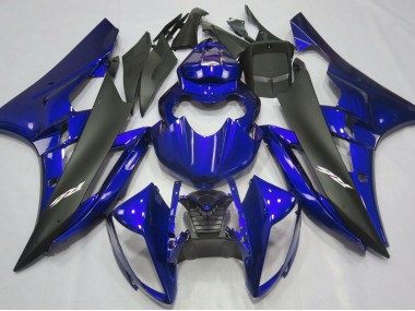 Metallic Blue & Black 2006-2007 R6 Fairings