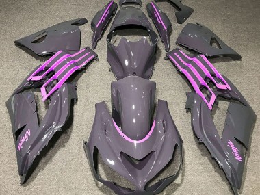 Nardo Grey & Pink 2012-2021 ZX14R Fairings