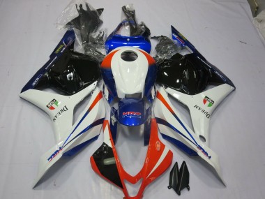 Orange and Blue 2009-2012 CBR600RR Fairings