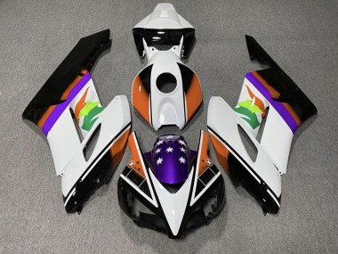 Orange and Purple Flag 2004-2005 CBR1000RR Fairings