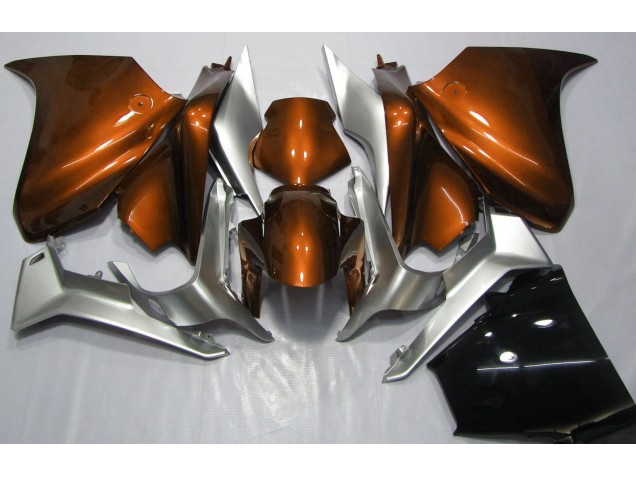 Orange and Silver 2010-2013 VFR1200 Fairings