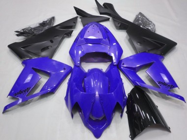 Pearl Blue & Black 2004-2005 ZX10R Fairings